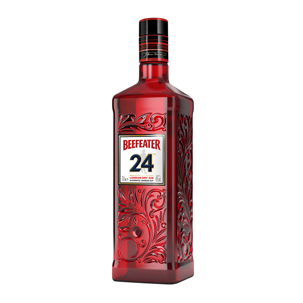 Beefeater 24 Gin Bottle side view