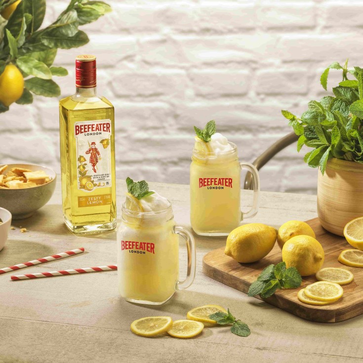 Frozen Lemon Ginita cocktail recipe - Beefeater Gin
