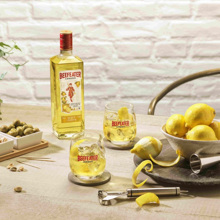 beefeater zesty lemon negroni cocktail
