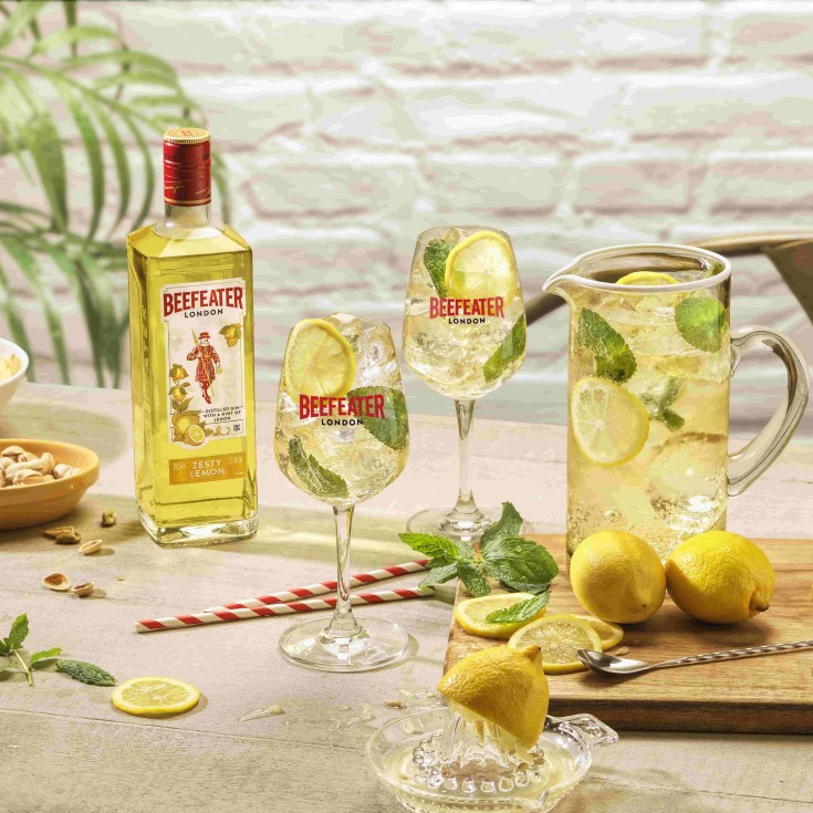 beefeater zesty lemon spritz cocktail