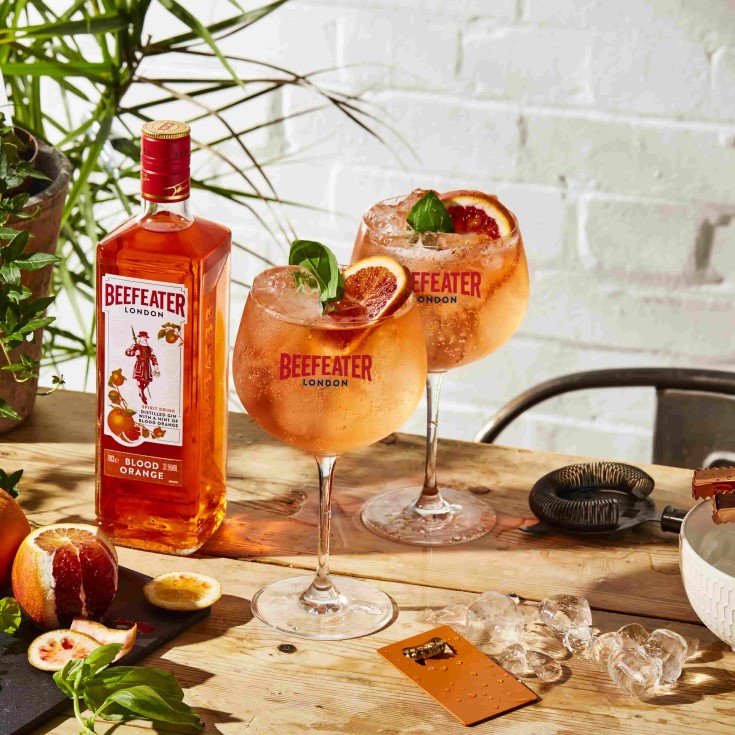 Blood Orange Gin & Tonic cocktail recipe - Beefeater Gin