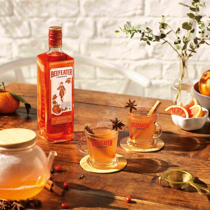 beefeater blood orange hot punch cocktail