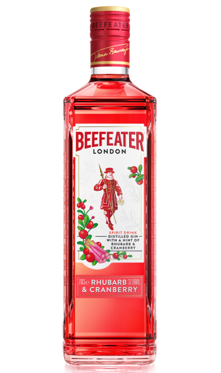 beefeater rhubarb cranberry gin bottle front view aspect ratio 320 540