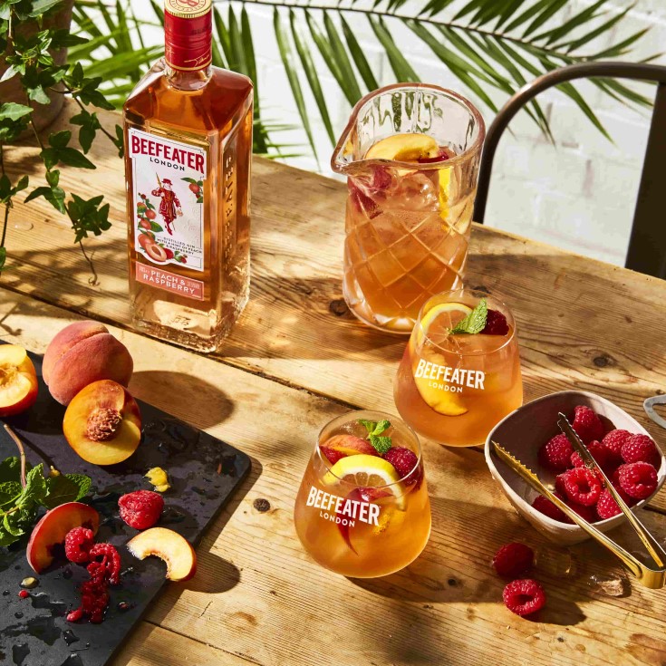 Peach Iced Tea cocktail recipe - Beefeater Gin