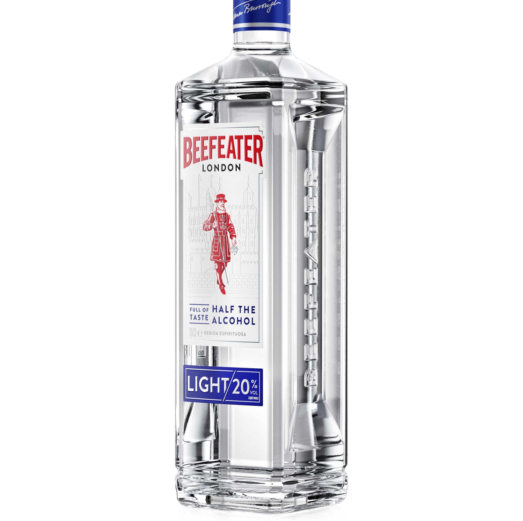 beefeater light packshot right angled 70cl aspect ratio 735 732