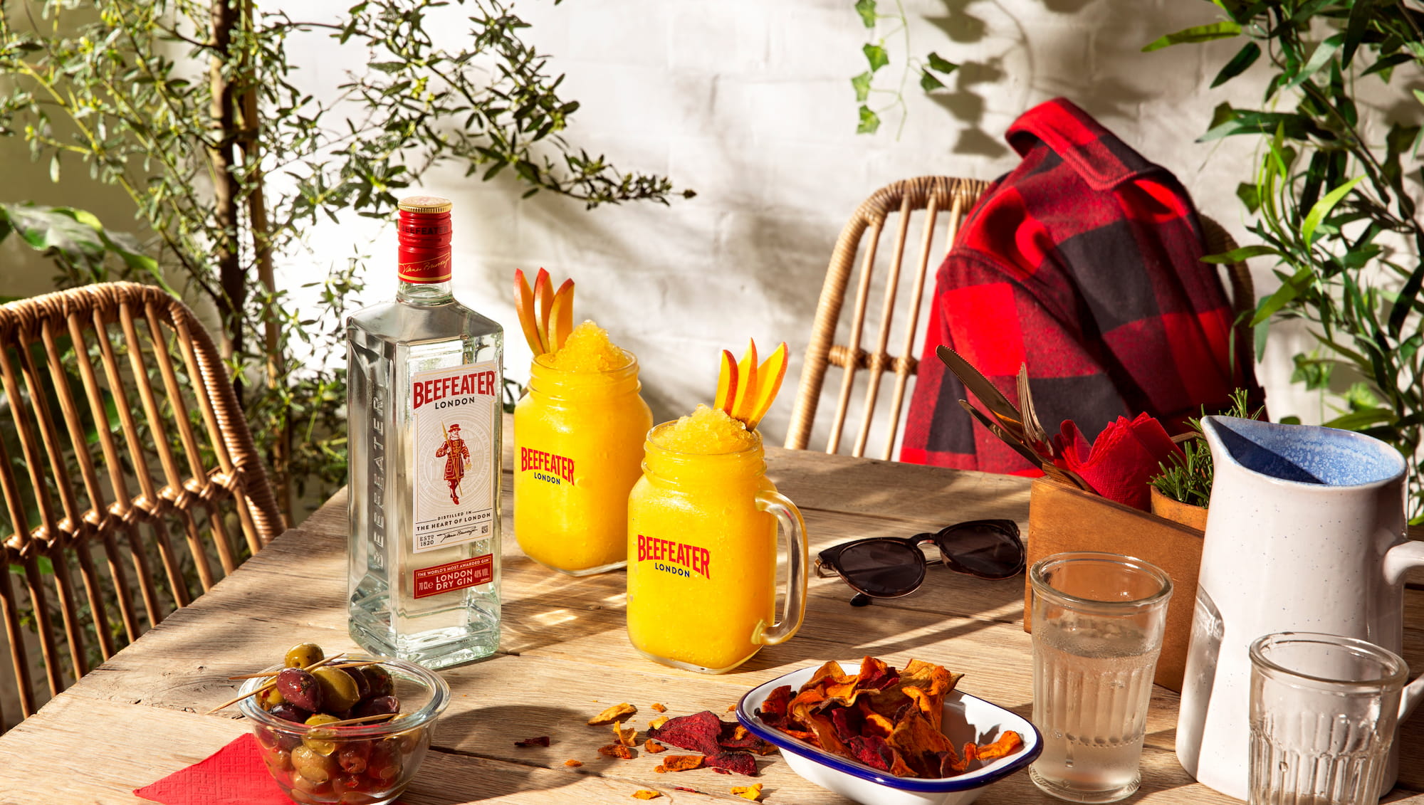 Frozen Mango Ginita Gin Daiquiri Cocktail Beefeater Gin