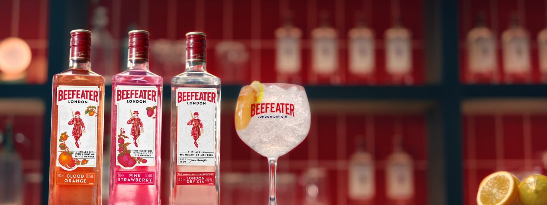 beefeater gin orange pink london dry bottles aspect ratio 16 6